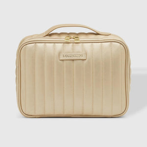 Maggie Cosmetic Case - Champagne