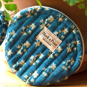 Blue Seed Coin Pouch