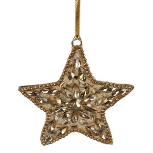 Bedazzle Star Tree Decoration - Bronze