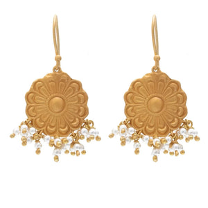 Berber earrings with dangly Pearl beads